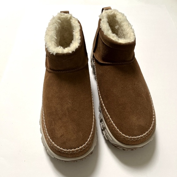 NWOB $190 Original UGG Venture Daze Ultra Mini Boots Chestnut Brown Suede - Picture 6 of 13